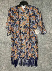 LulaRoe‎ NWT Woman Size Small paisley kimono duster