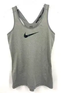Nike pro tank top, racer‎ back, swoosh on front, sz M