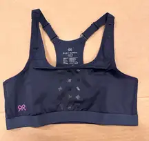 New Ruby Ribbon Starlight Sport Demiette Bra Midnight Black