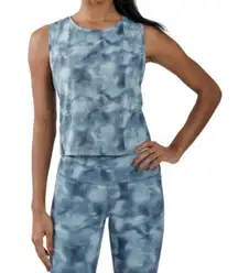 NWT - Airlux Watercolor Muscle Cropped Tank Top.