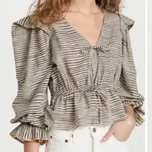 Ulla Johnson Ophelia Top in Okapi
