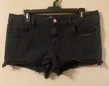 VS PINK Victoria’s Secret Black Cutoff Jean Shorts Denim Size‎ 10