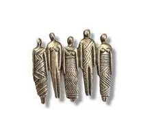 Laurel Burch People Tribe Brooch Pin