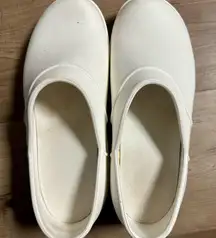 CROCS White Slip On Clogs