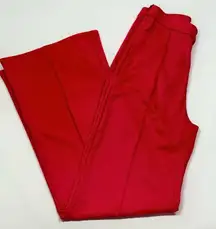 SHEIN Bae hot pink neon High Waist Straight long leg pant size small