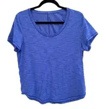 Lululemon Extra Light Luon Love Tee Sapphire Blue Boxy Top