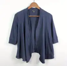 NEW! Navy Blue Open Front Cardigan (Orig.$225)