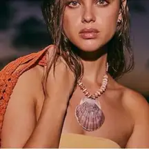 NWT Free People Love Letter To The Sea Necklace