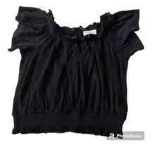 INC international concepts Women’s On Off shoulder tops in black size Medium