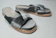 dolce vita giza knotted platform slides