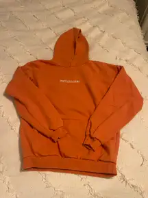 Orange Sweatshirt 