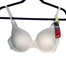 Maidenform 38B White Push Up Dreamwire Technology Convertible Straps Bra New