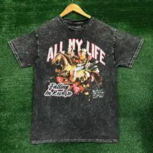 Falling in Reverse All My Life Rock Band Mineral Wash T-Shirt Size Medium