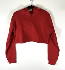 Lululemon‎ All Yours Cropped Hoodie Team Canada Red Size 10 Olympics