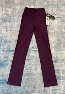 NWT! Skechers GoWalk Dark Purple High Waisted Pants Extra Small