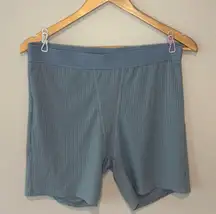 AYWA TWO PIECE Blue Lounge Set Sleep Set Shirt and Shorts NWT‎ Size XXL