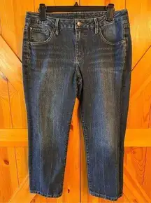 JAG Jeans Slim Fit Cropped Women's Size 12 Dark Wash (2999)