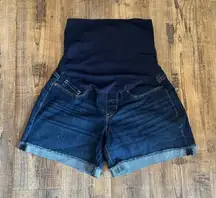 Signature by Levi Strauss & Co. Gold Label Womens Maternity Denim Shorts Sz Sm