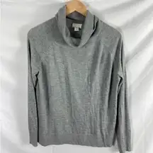 NWOT Caslon Cowl Neck Grey Sweater size Small