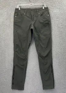 KUHL Inspiratr Ankle Zip Pants Skinny Gray Outdoor Hiking Travel‎ Women's 8 x 30