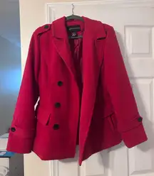 Red IB Diffusion Dress Coat