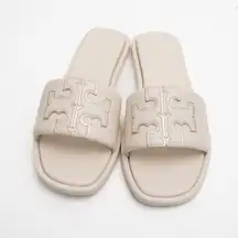 Tory Burch • Double-T Nappa Leather Slide