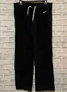 Women’s  black lightweight pull on drawstring sweatpants Medium