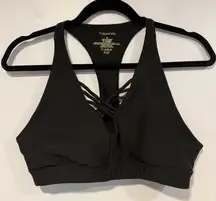 Maurice’s black strappy yoga‎ bra