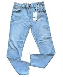 #38 NWT Zara The Mid Waist Skinny Jean in Alexa Blue