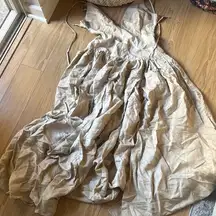 Tularosa Cream Maxi Dress