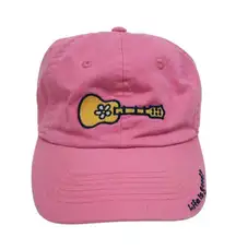 Vintage Y2K Life is Good Pink Daisy Guitar Baseball Hat