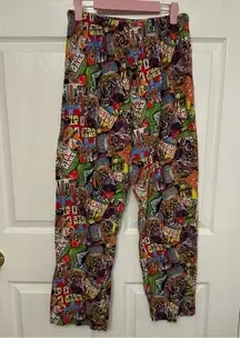 Star Wars pajama pants multicolor different comic book patterns size medium