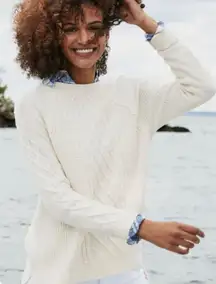 Fisherman Sweater Women's Size S Crew Neck