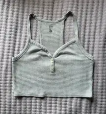 Hicks Grey Tank Gilly Ribbed