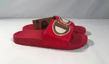 IPO Slides Womens Sz 8 Red NWT