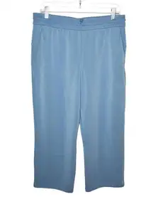 Lululemon Womens Utility Blue Softstreme High Rise Straight Leg Cropped Pants 10