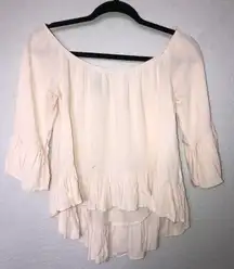 Flowy Cream Top