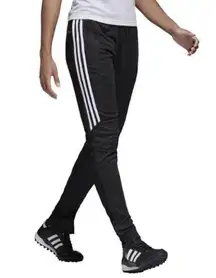 Adidas  Womens Tiro 19 Climacool Track Training Tapered Joggers Black White XS