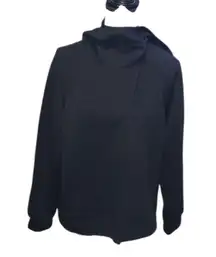 Zyia Active Game Day Black Hooded Sweatshirt