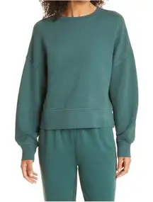 RAILS Alice Cotton‎ Blend Sweatshirt, Organic Cotton Forest Green, Medium, NWT