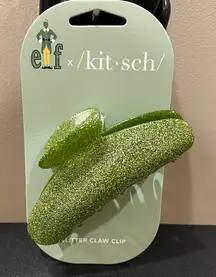 Kitsch | Elf Green Glitter Claw Clip