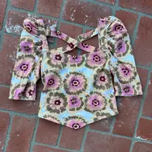 NWOT Free People Floral Top
