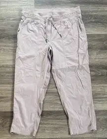 Lululemon Mauve Dance Studio Cropped Pants 10 Athletic High Rise 25”