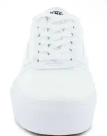 Vans Classic White Platform Sneakers