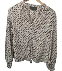 Sunday in Brooklyn
Fox Print Blouse Women's Large
Old Money Classic Career