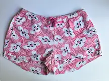 Boden•Pink Plumeria 100% Cotton Shorts•sz 10