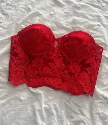 Red corset 