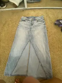 Long Jean Skirt