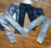 Premium Denim BUNDLE: 5 Paris, straight, skinny, size 25, see listing for brands