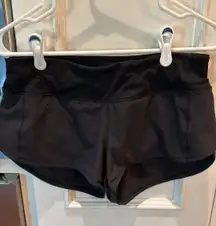 Size 6 Black Speed Up Shorts 2.5"